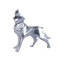 thumbnail image 1 of SAYOO Simple Style Wolf Figurine, Solid Color Geometric Outline Decor, 1 of 2