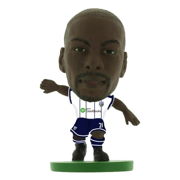 SoccerStarz West Bromwich Albion FC Youssuf Mulumbu Home Kit
