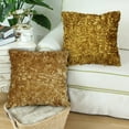 thumbnail image 3 of Silky Taffeta Abstract 3D Design 17" X 17" Decorative Throw Pillow, 3 of 3