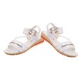 thumbnail image 4 of CAICJ98 Platform Sandals Womens Flat Sandals Beaded Bohemian Elastic Back Strap Rhinestone Summer Slip On Sandals,Beige, 4 of 5