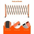 thumbnail image 4 of Industrial Expandable Metal Barricade, Easily Assembled Safety Barrier with Casters, Flexible Mobile Gate, Adjustable Traffic Fence,Retractable Driveway Gate for Traffic Control,Outdoor Fence for Road, 4 of 5