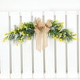 thumbnail image 4 of Yellow Easter Door Lintel Decoration Colorful Flower Bows Pendant For Home Holiday Hanging, 4 of 7