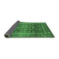 thumbnail image 2 of Ahgly Company Indoor Rectangle Abstract Emerald Green Modern Area Rugs, 8' x 10', 2 of 4