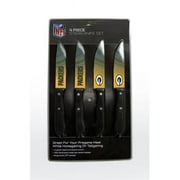 The Sports Vault - NFL 4-Piece Stainless Steak Knife Set, Green Bay Packers