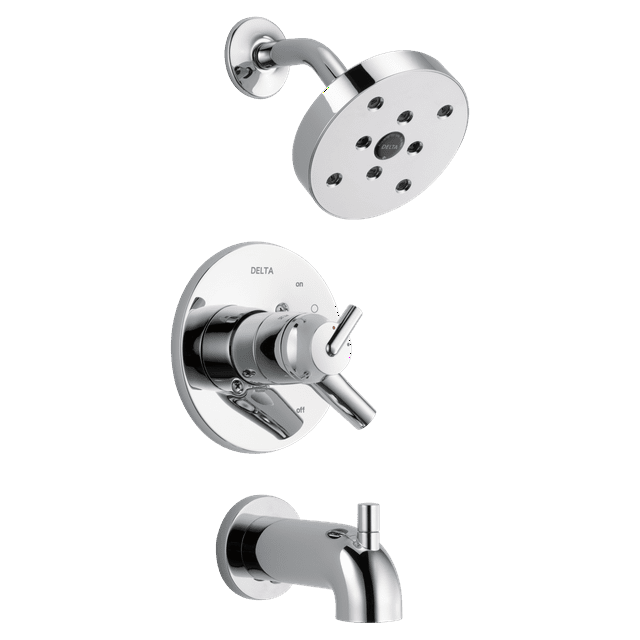 Delta Trinsic Monitor 17 Series H2okinetic Garniture de Baignoire et Douche en Chrome T17459