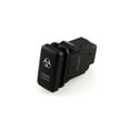 thumbnail image 3 of 12V Push Switch Blue LED Light | Hard Plastic Rocker Switch | Compatible with Land Cruiser 100 Series 1998-2007 Prado 120 Series 2003-2009 Hilux KUN26R GGN15R 3A SPST | Etched Symbol | ABS | Panel, 3 of 9