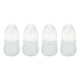 thumbnail image 2 of Juego de biberones para bebés, biberón con tetina de alimentación para recién nacidos de doble escala y cuello ancho suave para lactancia materna, color blanco, 2 of 14