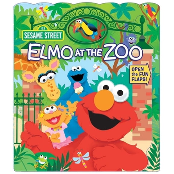 Pre-Owned Sesame Street: Elmo at the Zoo, 1 (Open Door Book) Paperback