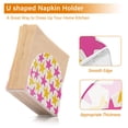 thumbnail image 5 of Yayeee Napkin Holder for Table Kitchen Paper Tissue Organization, Yellow Pink Stars, 5 of 8