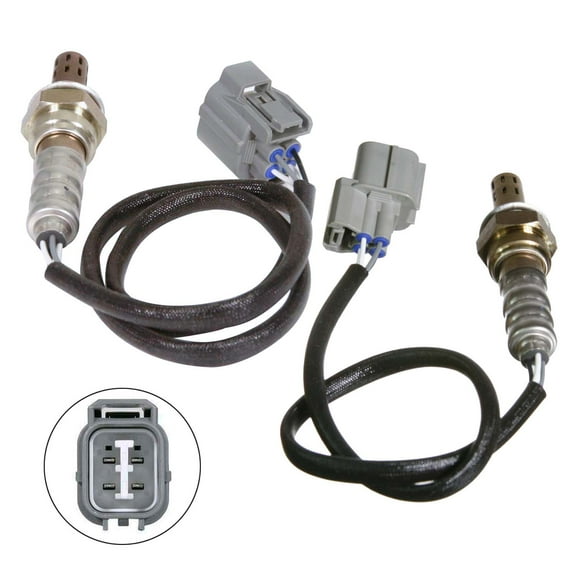 Maxfavor 2Pcs O2 Oxygen Sensor for 2001-2003 Honda Civic L4 1.7L D17A1 Engine Upstream Downstream