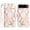 Pink White Marble, variant on Compatible with Google Pixel 7 Pro Wallet Case with Wristband, Marble Design PU Leather Flip Case with 3 Card Slots Kickstand for Girls Women Cover for Google Pixel 7 Pro, Orange White