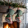 thumbnail image 3 of Unique Bargains Novelty Cartoon Christmas Stockings Assorted Garland Accents Deer 8", 3 of 5
