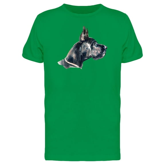 Great Dane Head Painting Tee Men's -Image by Shutterstock