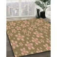 thumbnail image 2 of Ahgly Company Indoor Square Patterned Light Brown Area Rugs, 8' Square, 2 of 6