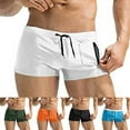 thumbnail image 6 of CENL Men Swimsuit Beach Wear Quick Drying Swim Trunks Swimwear Drawstring Shorts, 6 of 9