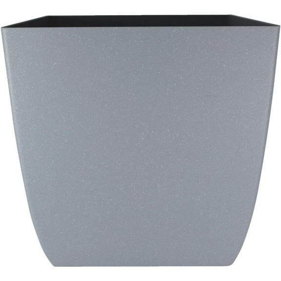 The HC Companies Square Planter, Pebble Gray - 16"