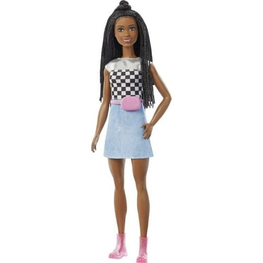 Barbie Rhythmic Gymnast Brunette Doll (12-in/30.40-cm), Leotard ...