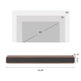 thumbnail image 4 of POVISON Modern Wood Black TV Stand, Rectangular Media Console with 4 Drawers ,94.48" Fully-Assembled, 4 of 12