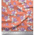 thumbnail image 1 of Soimoi Rayon Crepe Fabric Petals Floral Print Fabric by Yard 46 Inch Wide, 1 of 1