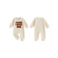 thumbnail image 2 of RUINIXCW Jesus Loves Me Newborn Baby Boy Girl Spring Fall Winter Outfit Romper Infant Christian Clothes Letter Embroidery Long Sleeve Jumpsuit, 2 of 10