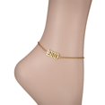 thumbnail image 2 of Xinyolin Women Anklet 1980-2000 Number Adjustable Stainless Steel - Lobster Clasp All Match Anklet for Beach, 2 of 8