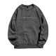 thumbnail image 1 of Gibobby Sudadera sin capucha y ocio Sudadera con estampado diario para mujer, suéter largo con estampado de letras y cuello redondo, sudadera de manga larga con estampado de m(Gris, XS), 1 of 5
