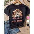 thumbnail image 1 of 1pc Girls Cotton Tee Shirt White Black Pick from Three Colors Trendy Loose Fit Breathable Soft Comfortable Crew Neck Boys Girls Spring Summer Mother's Gift, 1 of 7