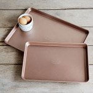 KitchenAid Professional-Grade Nonstick Jellyroll Pan and Baking Sheet KB2NSS95SHWT, Set of 2