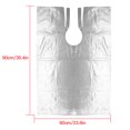 thumbnail image 3 of Seitruly 100 Pieces Single-used Hairdressing Cape Waterproof Hair Hair-styling Home Protector Cloak Shawl Haircutting Dyeing Cuidado del cabello, 3 of 6