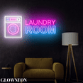 thumbnail image 2 of Glowneon Laundry Room Night Light, Laundry Service Store Wall Led Art, 2 of 5