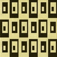 thumbnail image 1 of Ahgly Company Machine Washable Indoor Square Transitional Chocolate Brown Area Rugs, 5' Square, 1 of 7