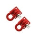 thumbnail image 1 of Paquete de 2 ganchos de remolque de rescate de coche RC Modelo de hebillas de vehículo Control remoto Suministros de automóvil Reemplazo para Axial SCX10 4WD / CC01 Rojo Inevent FN000805-02, 1 of 7