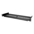 thumbnail image 2 of StarTech.com 1U Vented Server Rack Cabinet Shelf, 7 Po Deep Fixed Cantilever Tray, Rackmount Shelf for 19 Pouces AV/Data/Network Equipment Enclosure w/ Cage Nuts & Screws, 44lbs Weight Capacity 1U Vented Rack Shelf (CABSHELF1U7V) - Étagère de Rack - Noir - 1U - 7 Pouces, 2 of 5