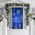 thumbnail image 3 of Christmas Door Decoration Door Cover Hanging Cloth Holiday Party Layout Scene Background Cloth, 3 of 3