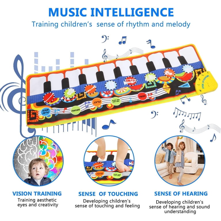 Somnr Piano Play Music Mat for Kids, 43 Inches photo 4