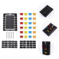 thumbnail image 3 of Nishuna Practical Car Plastic Fuse Box 12 Ways Flame Retardant Fuse Holder Fuse Block, 3 of 4