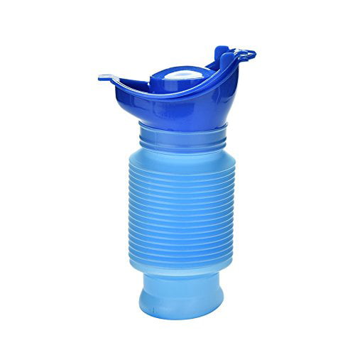 750 ML Portable Mini Outdoor Camping/Travel/Hiking,/Traffic jam Shrinkable Personal Mobile Toilet Potty Pee Bottle for Kids Adult BestTeam Emergency Toilet Urinal 