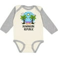 thumbnail image 3 of Inktastic Summer Vacatoion in the Dominican Republic Boys or Girls Long Sleeve Baby Bodysuit, 3 of 5