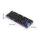 thumbnail image 3 of Tallado ZK3 Gaming Teclado con cable Color a juego Luminoso Mecánico Sensación Computadora de escritorio, 3 of 7
