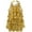 Gold, variant on Ocealan Girls Modern Jazz Hiphop Dance Costume Sequins Halter Ruffles Leotard Dress Silver 4