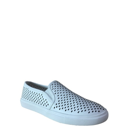 Women's Time And Tru Perferated Twin Gore Slip On