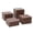 Brown 97, variant on DIY Interlocking Patio Deck Tiles for Porch Poolside Balcony Backyard, 12x12 H Style 44pcs Red Brown PP Resin Plastic Flooring
