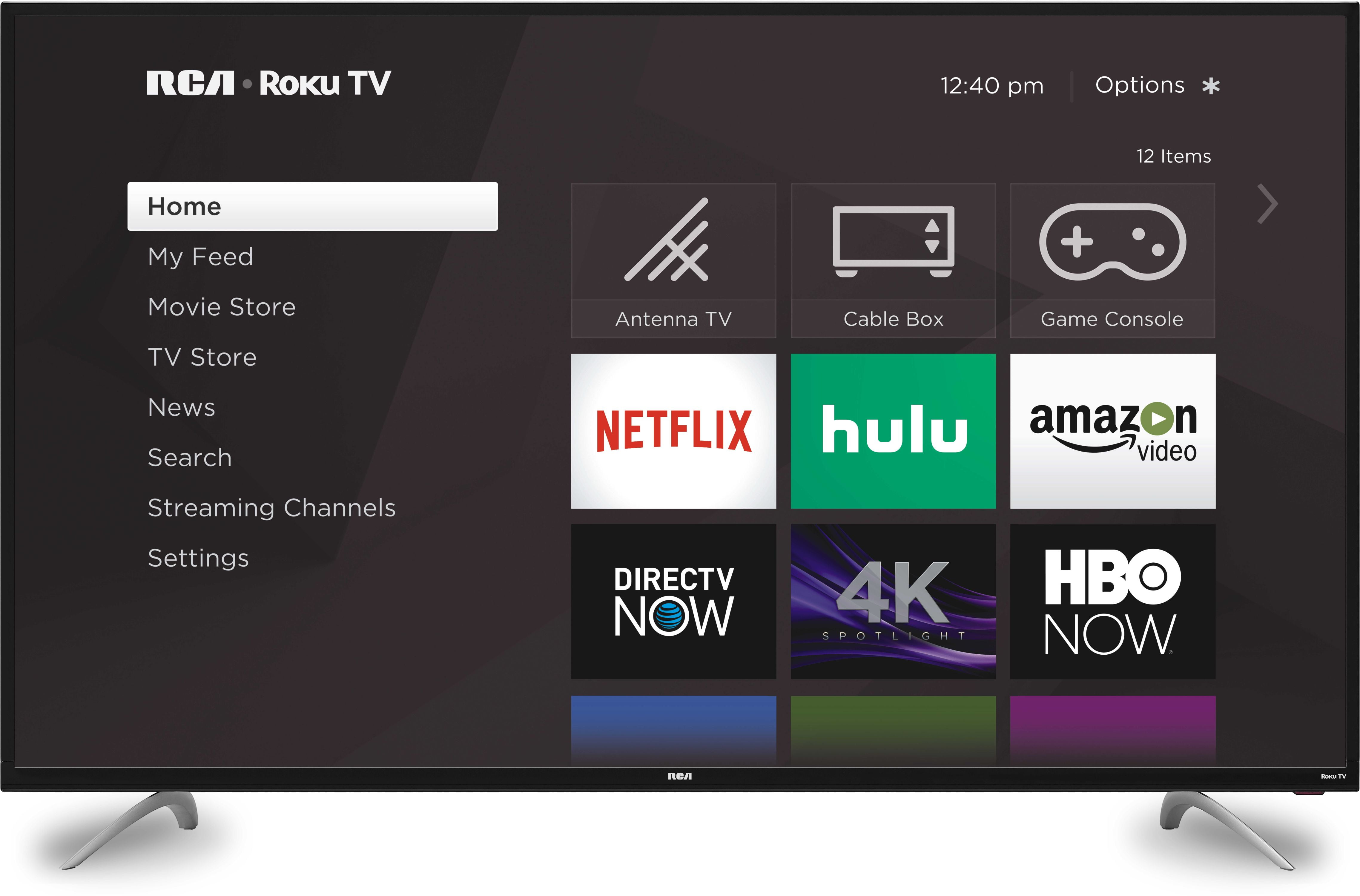 RCA 65" Class 4K Ultra HD (2160P) HDR Roku Smart LED TV (RTRU6527-US)