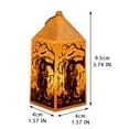 thumbnail image 2 of ZAXARRA Halloween LED Pumpkin Lantern Lights 1 Pack Battery Operated  Bright Electric FlamelessDecorative Light for Decor Home Porch Fall Decorations, 2 of 6