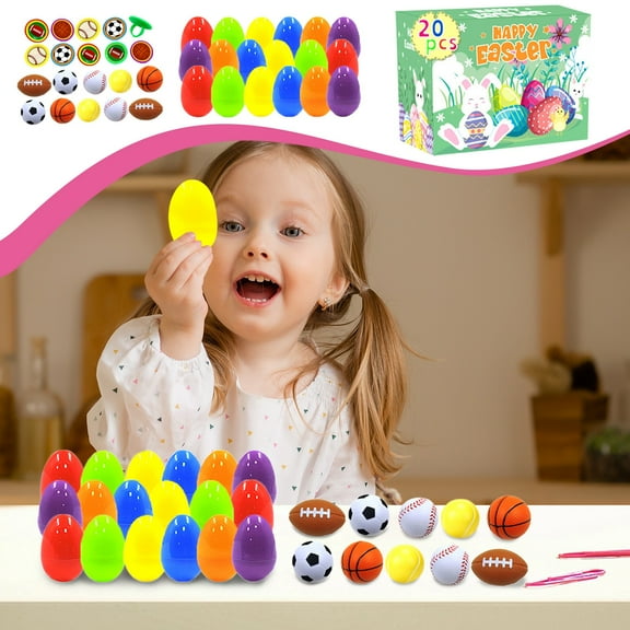 Bulk Easter Eggs with Toys, Bulk Easter Eggs with Toys Pre-Filled Easter Eggs for Kids, Perfect Easter Basket Stuffers with Easter Decorations and Gifts, Party Favors for Kids (Multicolor)