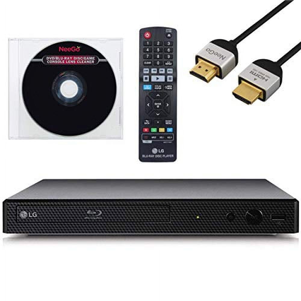 LG BP350 Blu-Ray Disc Player with Built-in Wi-Fi - Amazon, Netflix