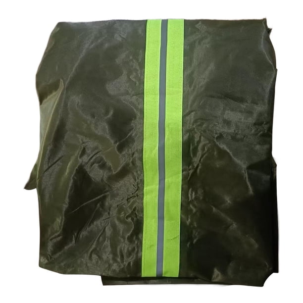 Chaqueta de lluvia Rainwear portátil con tira reflectante con capucha impermeable para acampar actividades al aire libre