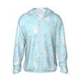 thumbnail image 2 of Lsque Cute Bunny UPF 50+ Lightweight Sun Protection Men's Women's Long Sleeve Shirt, Hoodie Performance -Large, 2 of 9