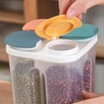 thumbnail image 2 of Kitchen Storage Box Dividing Sealing Tank Noddles Beans Grains Fresh Preservation Container Large Capacity for Home Restaurant, 2 of 11