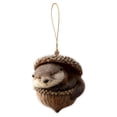 thumbnail image 2 of Aoyunhp 1Pc Forest Animal Series Christmas Ornaments,Cute Animal Christmas Ornaments,2D Flat Acrylic Hanging Pendant Creature Raccoon Hedgehog Decor,Christmas Tree Decorations for Home Holiday, 2 of 7